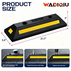 WADIQIU side profile showing robust rubber construction and shape benefit