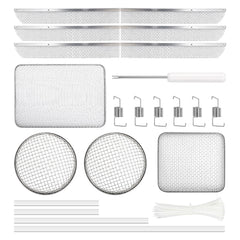 Wadoy front packaging kit showing full vent screen assortment and tools for protection