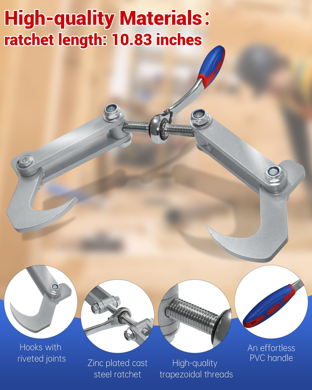 WADYDZMFCF PVC handle close-up showing comfortable grip and reduced slip