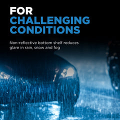 Wagner H6054 non-reflective shelf detail reducing glare in wet weather