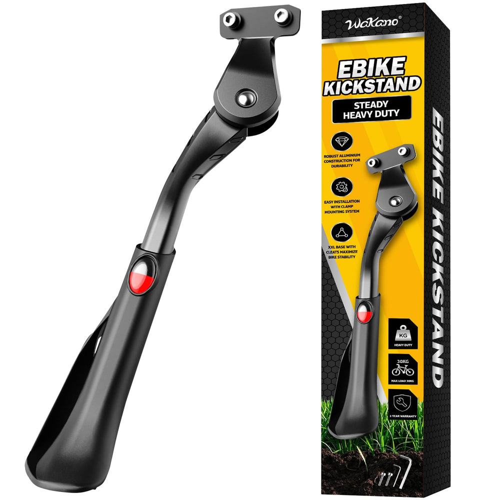 Wakano kickstand front view showing sturdy leg and reinforced design for stability