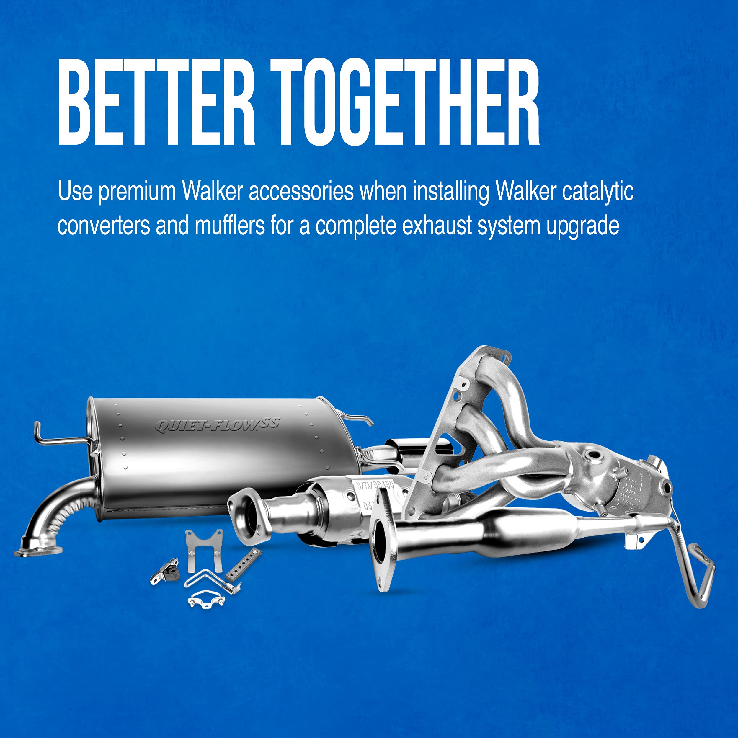 Walker 36326 U-bolt clamp detail with hardware for secure leak-resistant connection benefit