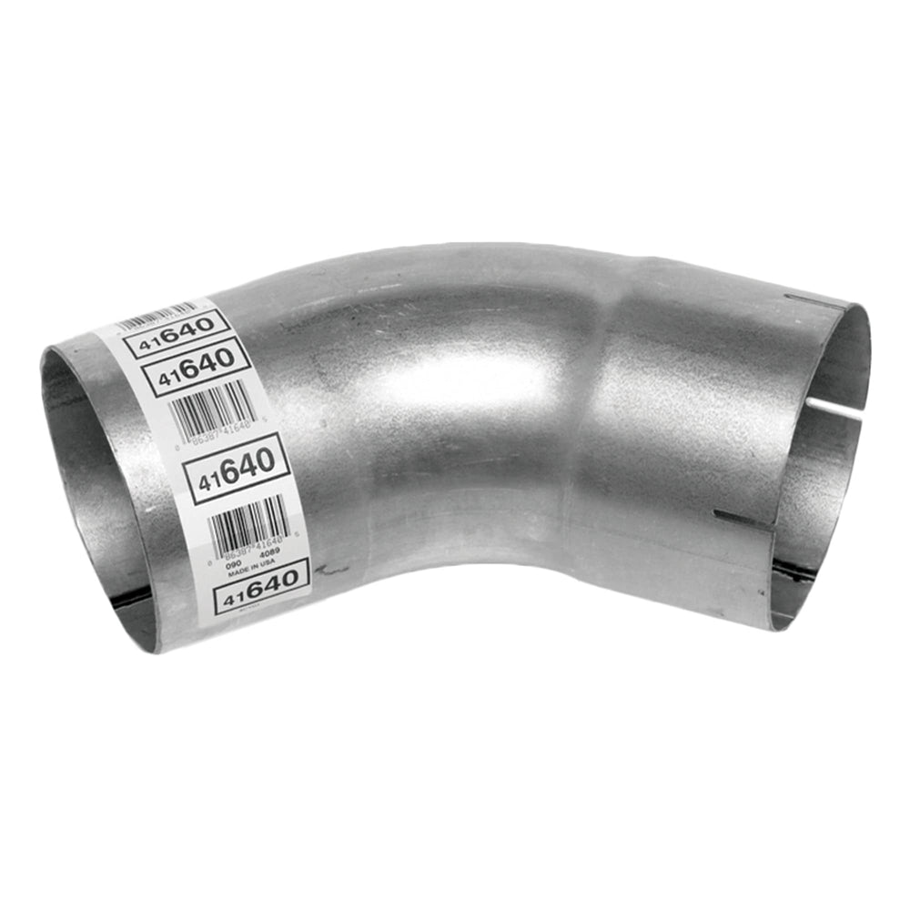 Walker exhaust elbow front view showing flange and connection for accurate fit