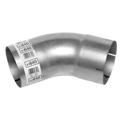 Walker exhaust elbow front view showing flange and connection for accurate fit