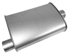 Walker close-up of aluminized steel texture highlighting corrosion resistance benefit