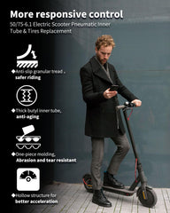 Walshen tube mounted on scooter rear wheel for better handling