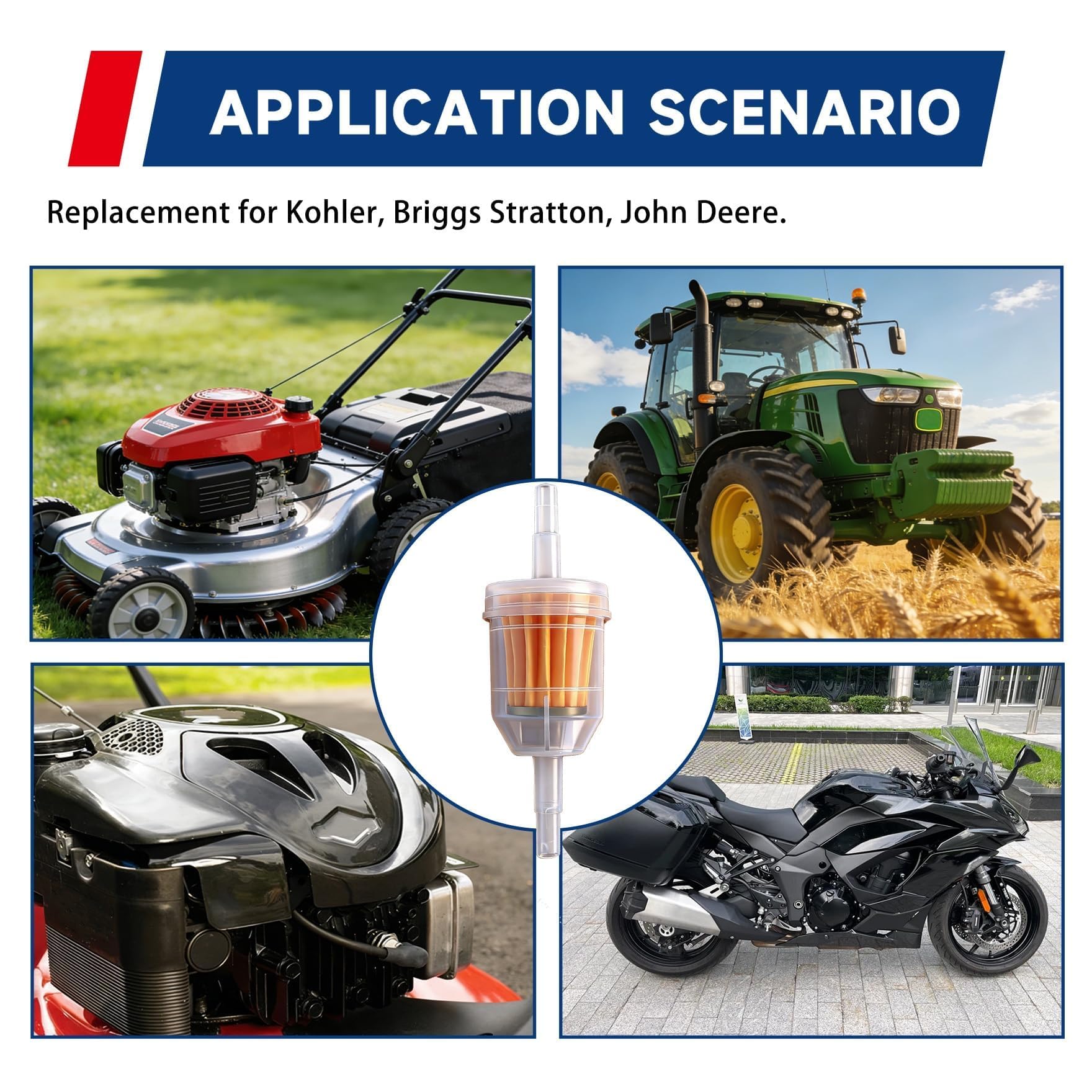 waltyotur used during lawn mower maintenance illustrating convenient spare parts