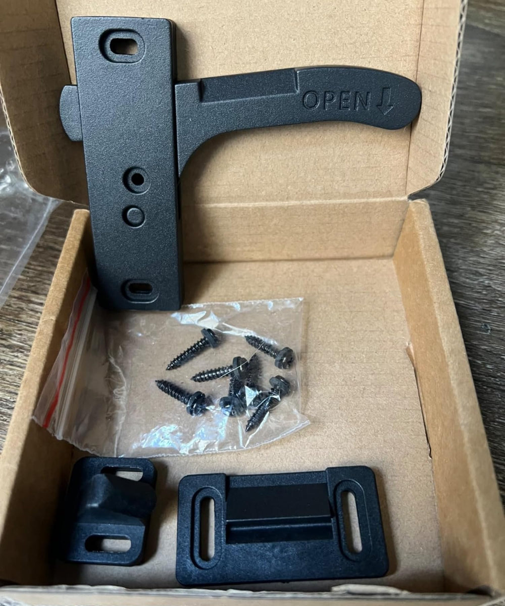 WanDwel included screws and hardware laid out for easy installation and completeness