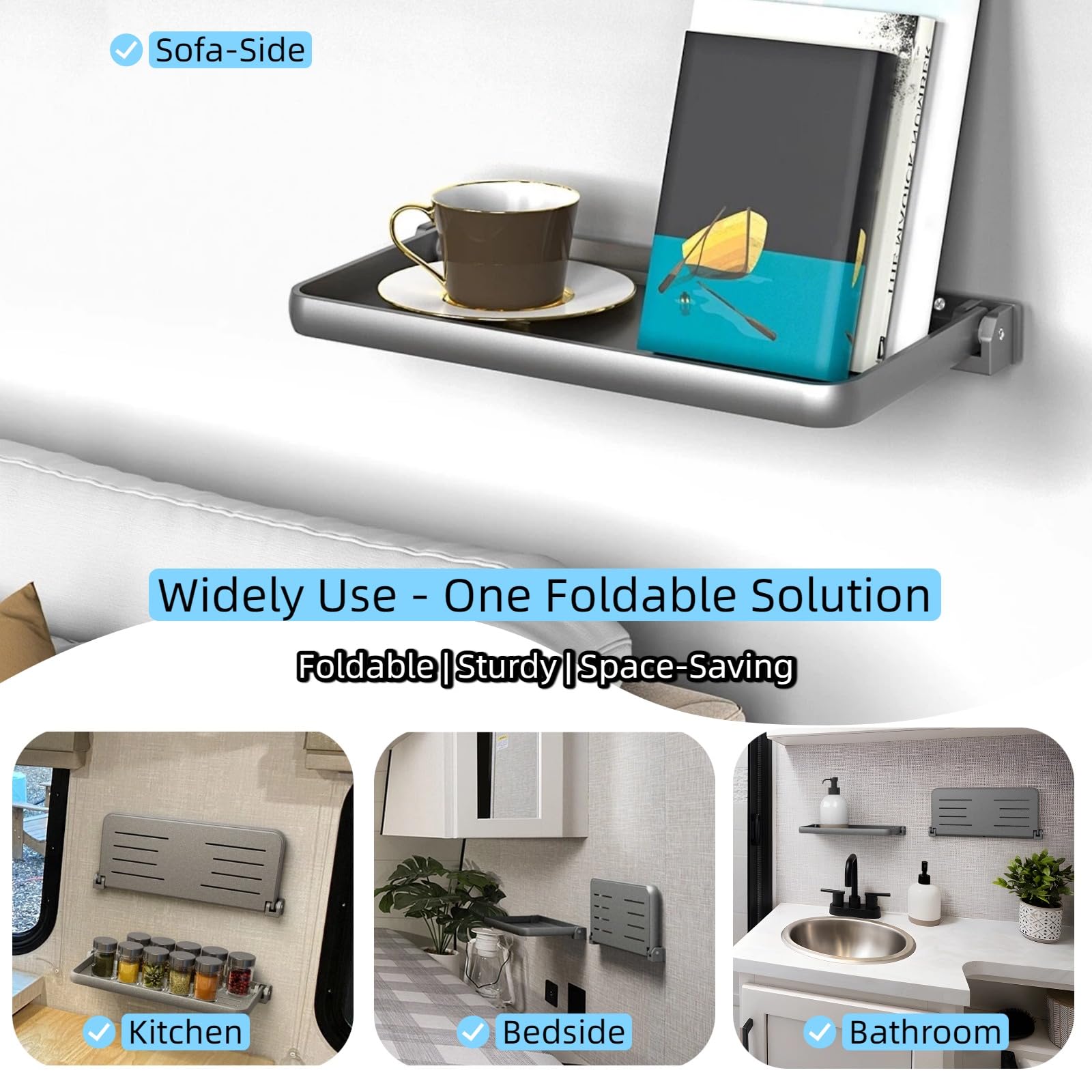 WanDwel laid out with screws and hardware for easy, complete installation