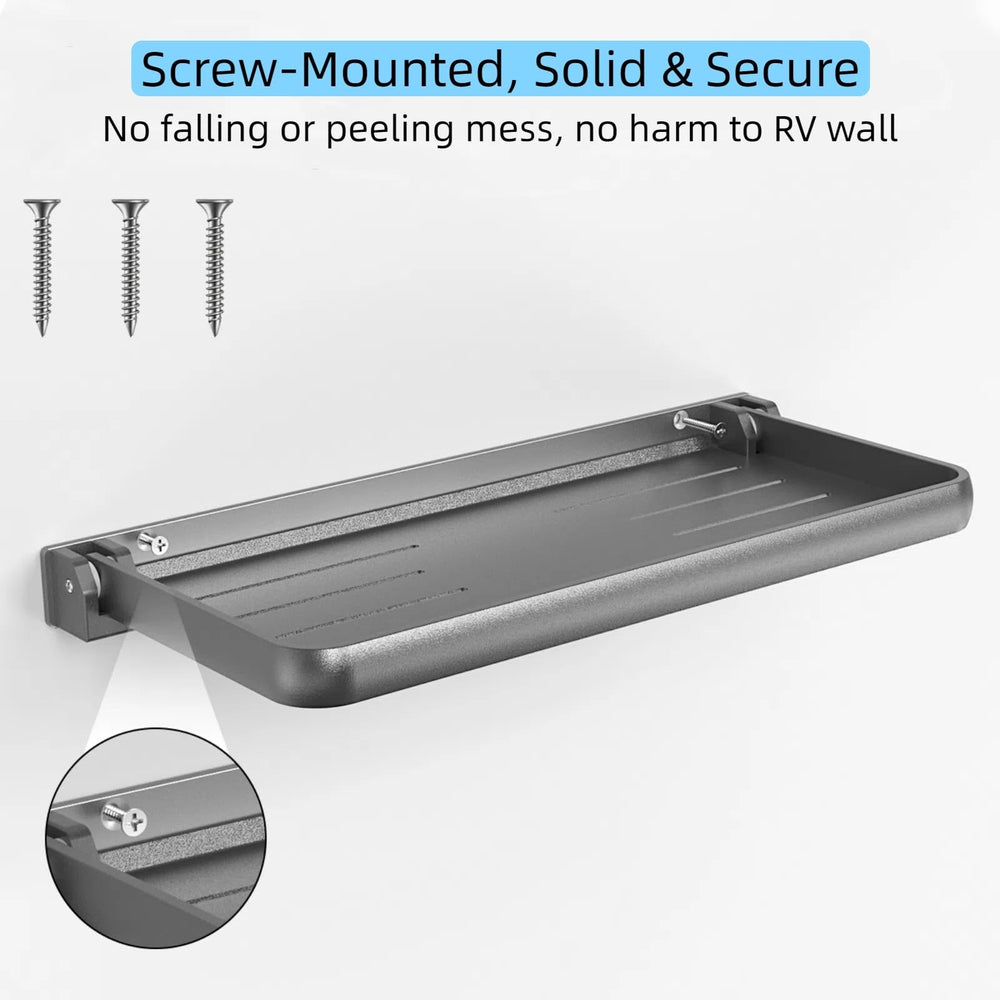 WanDwel hinge side angle illustrates sturdy fold mechanism for travel
