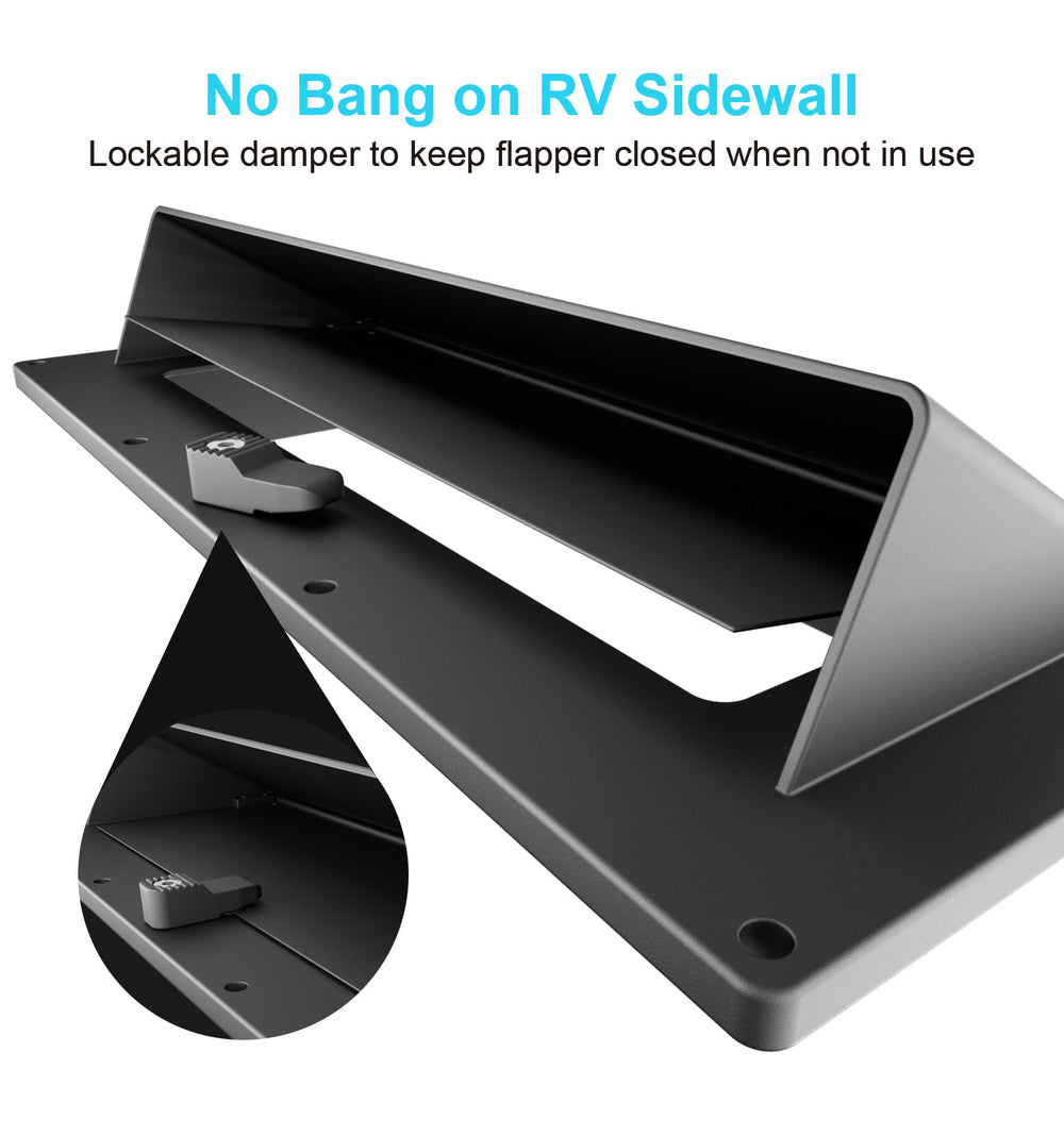 WanDwel side profile installed to illustrate fit for varying wall thicknesses