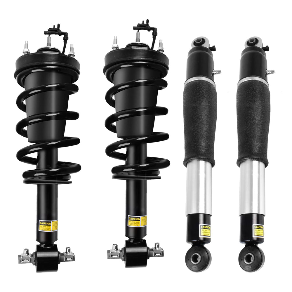 WANKECAR front strut assembly front view showing fit and mounting ease