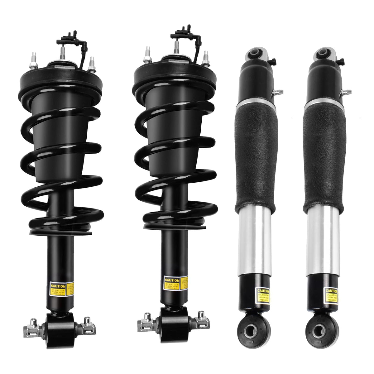 WANKECAR front strut assembly front view showing fit and mounting ease