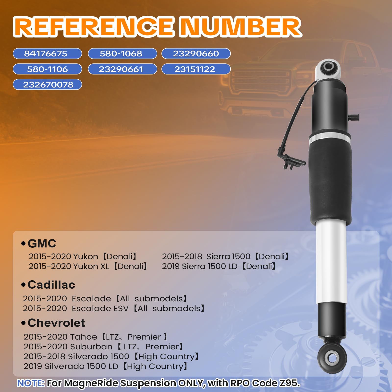 WANKECAR front strut installed on vehicle demonstrating direct replacement