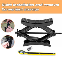 Wankic adjustable span demonstration showing fit from tight to wide wheel gaps benefit