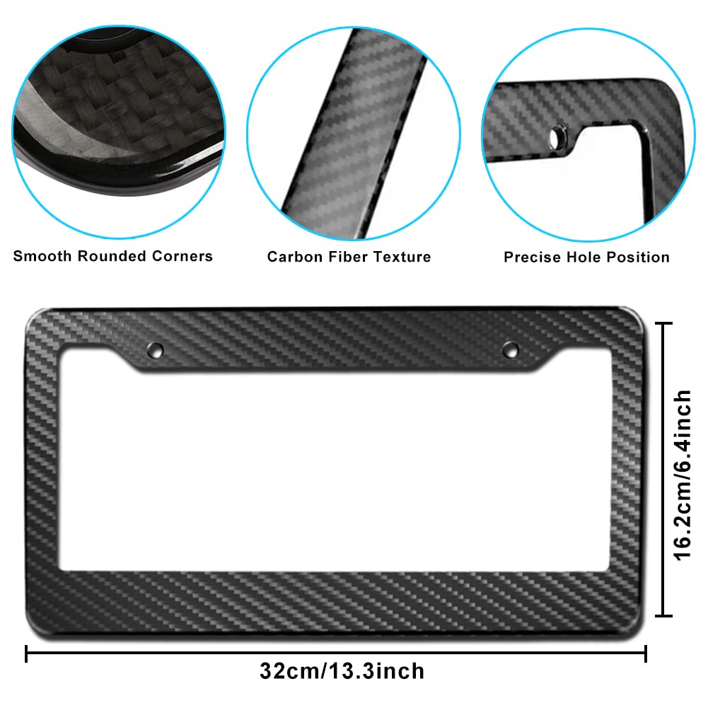 WANRELE frame installed on sedan front demonstrating clean look and no-obscure benefit