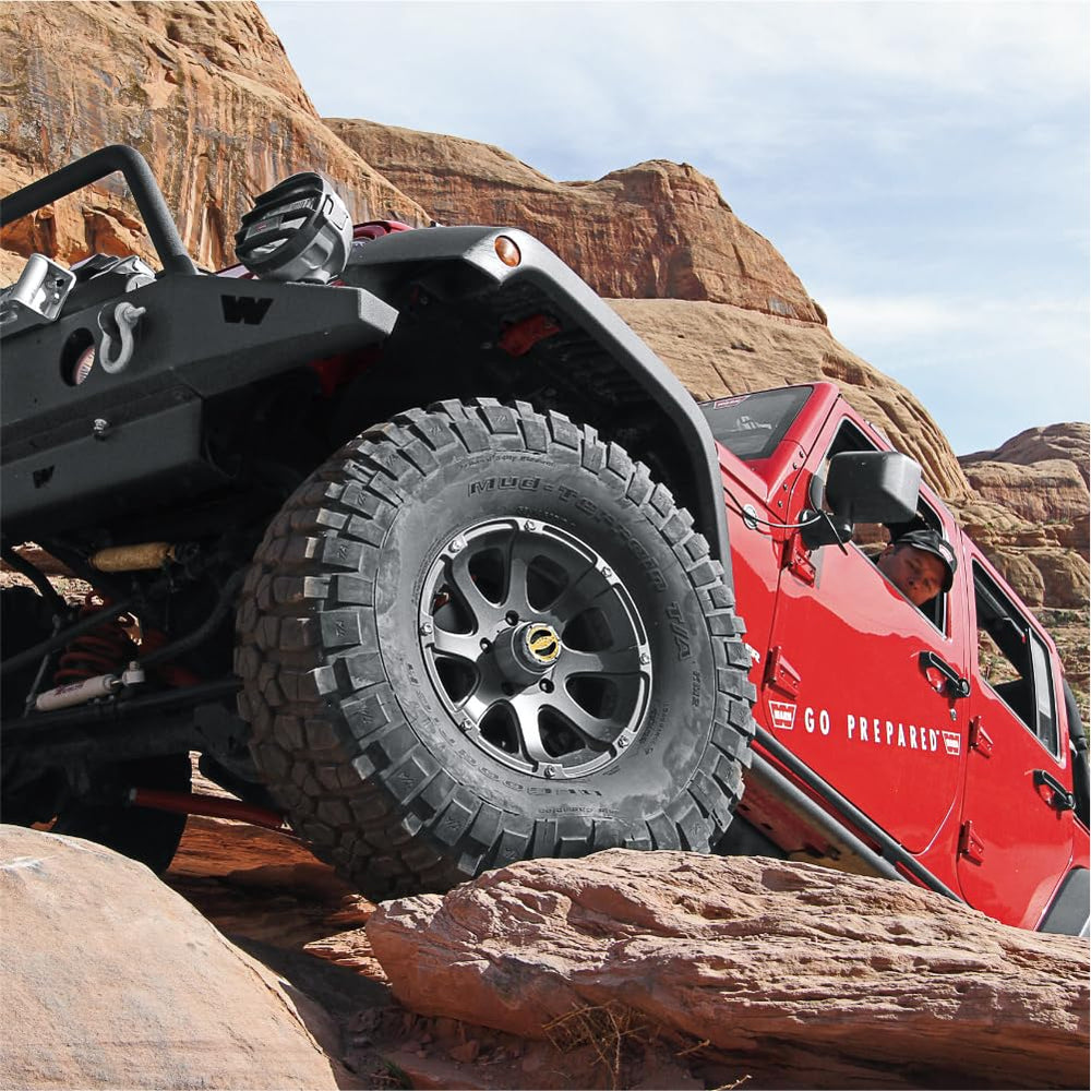 WARN 20990 installed on offroad truck illustrating durable real‑world use