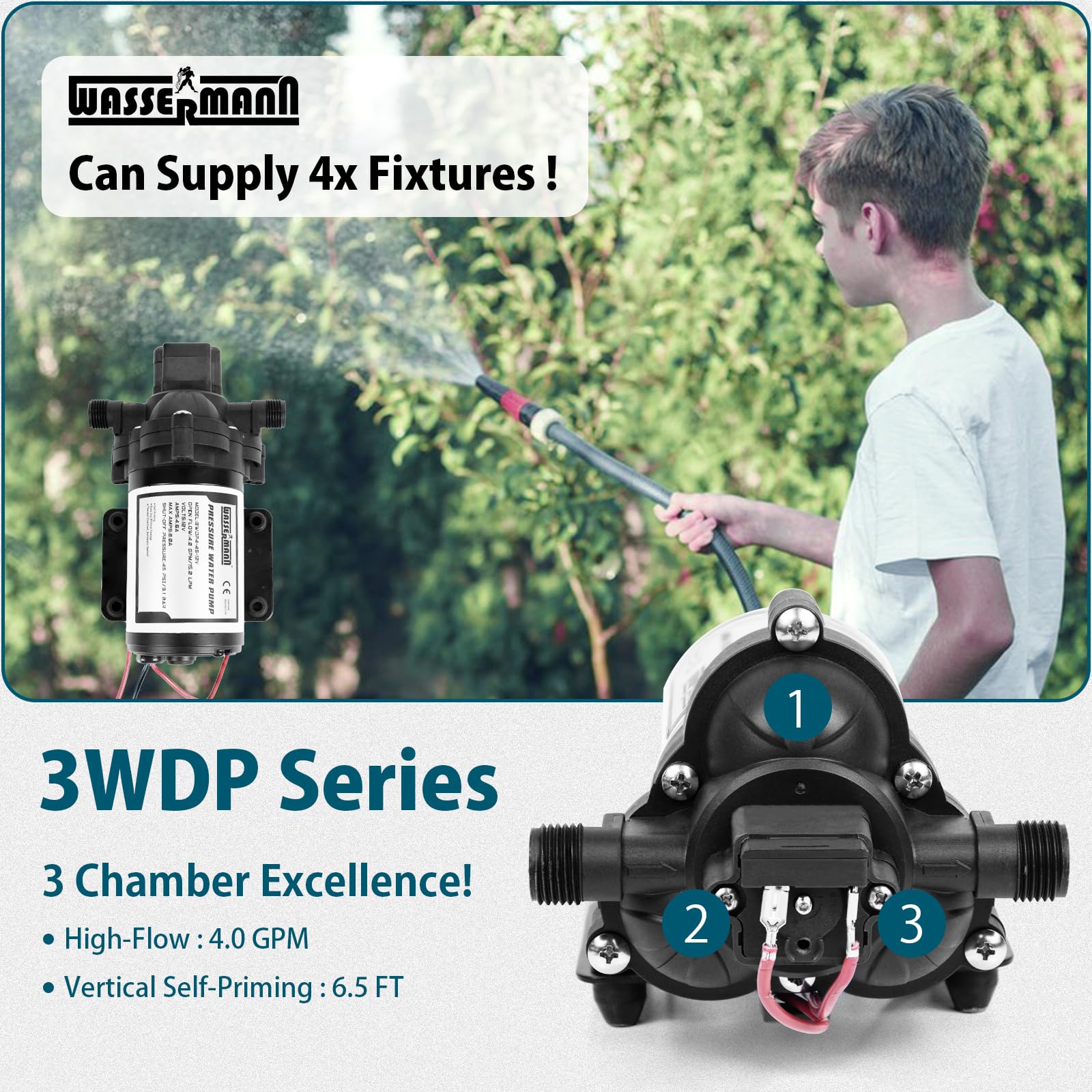 wassermann pump texture and finish closeup demonstrating durable build