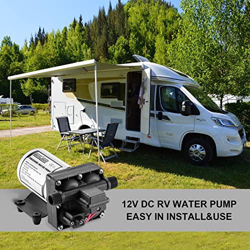 wassermann pump next to hand illustrating compact size and space-saving benefit