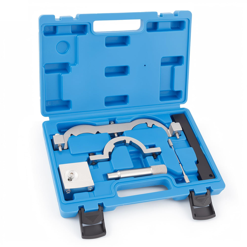 WAYCOJOY hard carry case open showing organized timing tools for easy transport