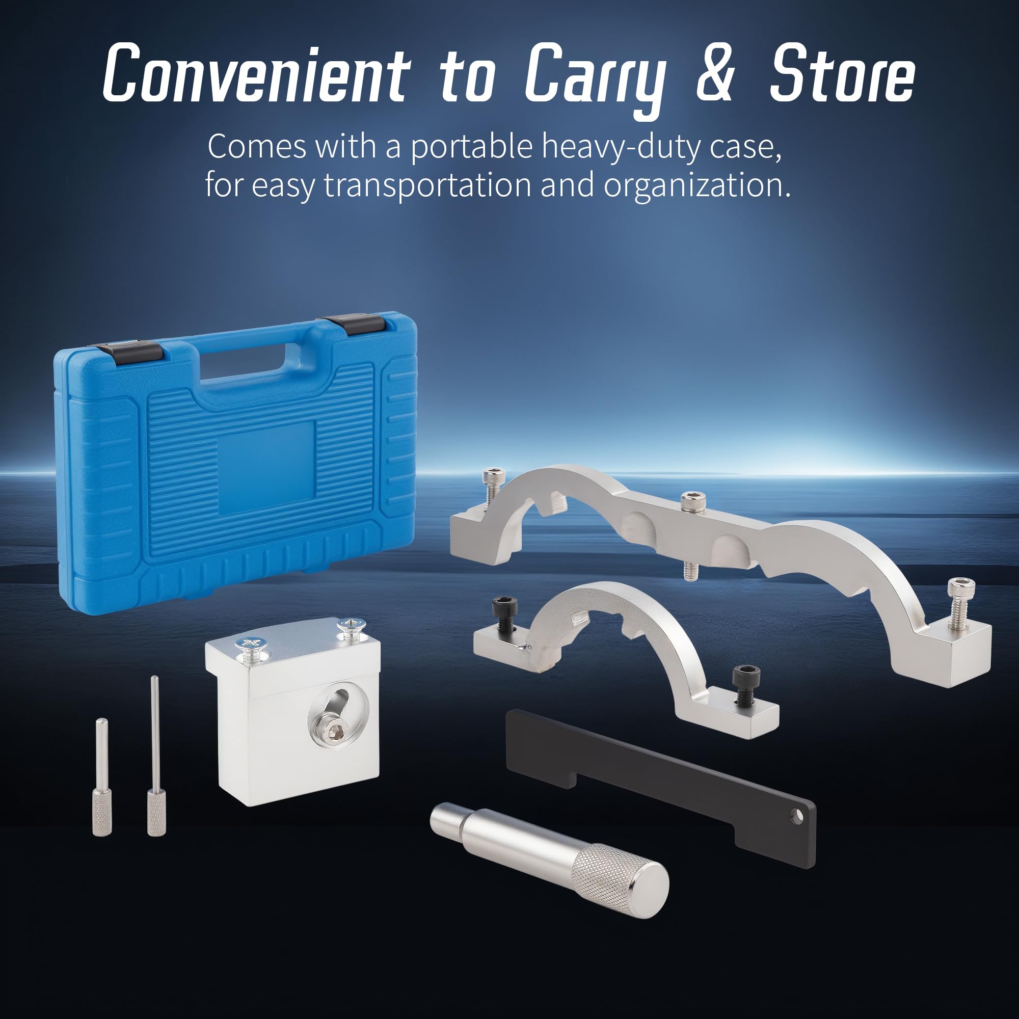 WAYCOJOY tools next to ruler showing size and workshop-ready portability benefit