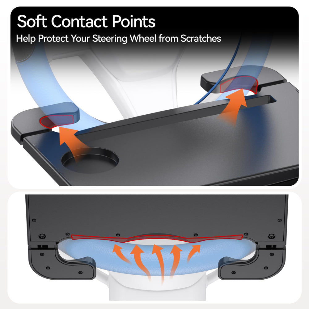 WAYSEFUN soft contact pads detail protecting steering wheel finish