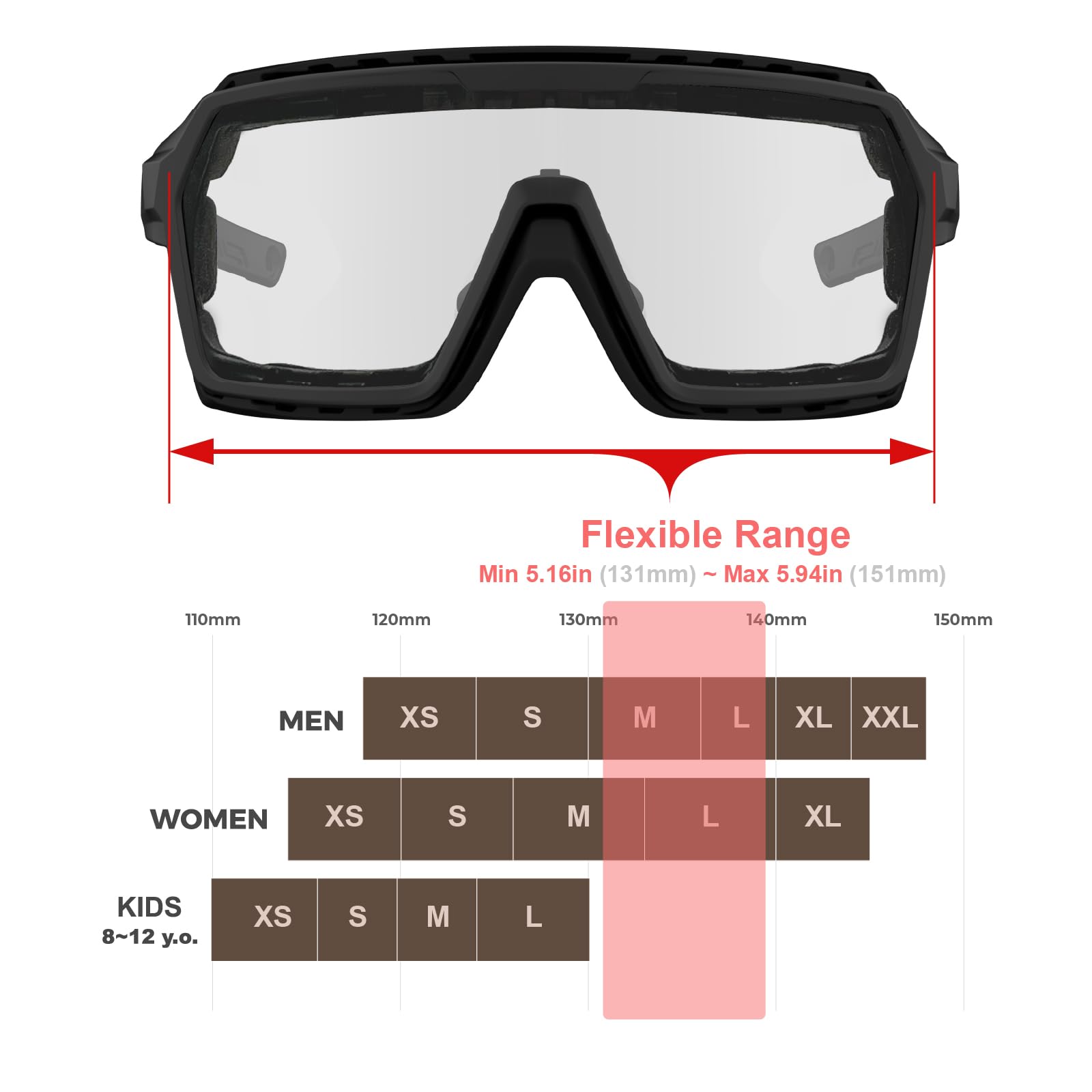WDP100 strap detail demonstrating secure helmet-compatible attachment
