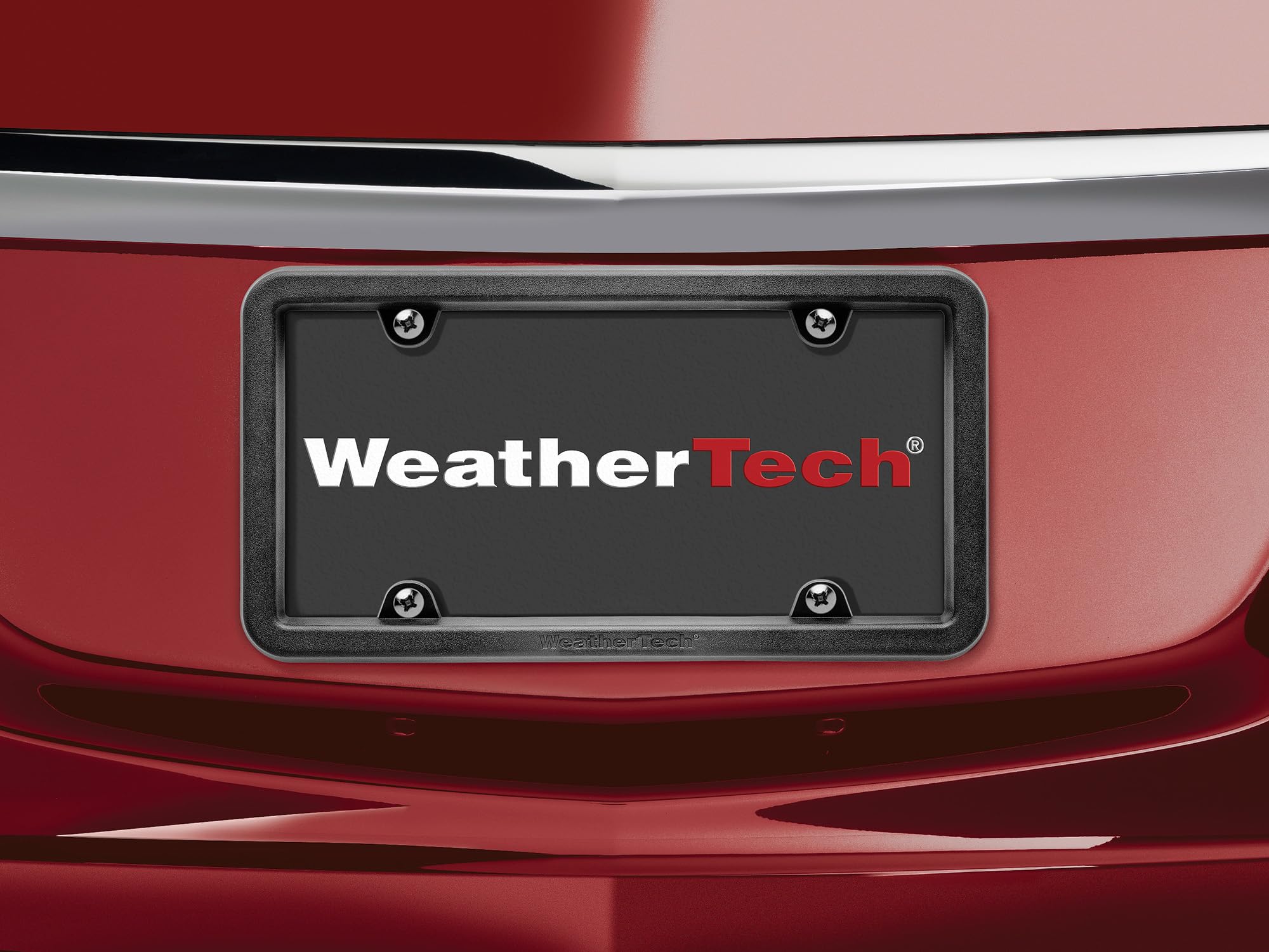WeatherTech BumpFrame retail packaging with label showing product features
