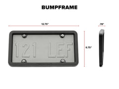 WeatherTech BumpFrame satin texture close-up highlighting scratch-concealing surface