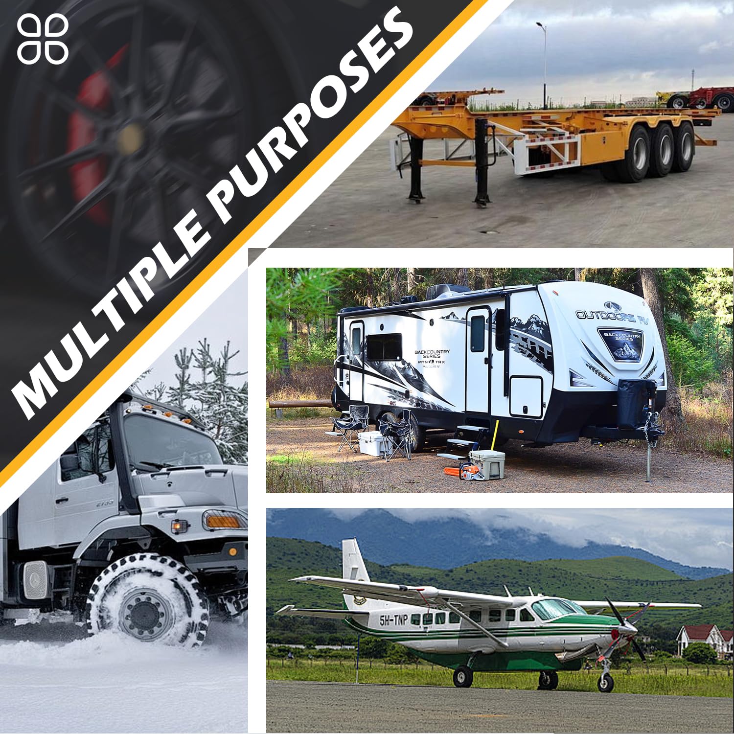 WECARLLE chock beside ruler showing compact size for easy storage benefit