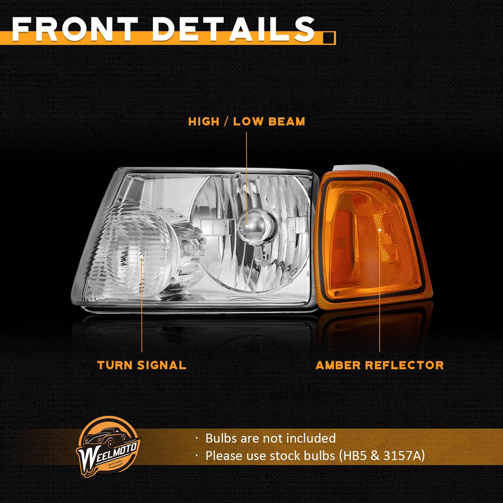WEELMOTO beam pattern projection showing focused light for safer nighttime driving