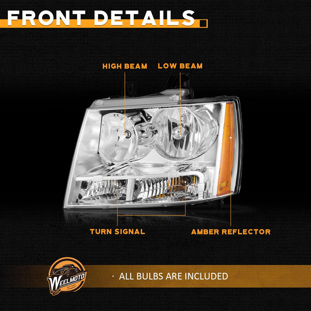 WEELMOTO bulbs and wiring harness close view proving plug-and-play installation convenience