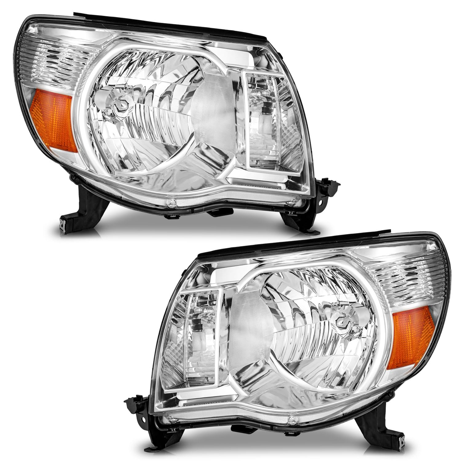 WEELMOTO front assembly chrome showcasing direct-fit replacement benefit