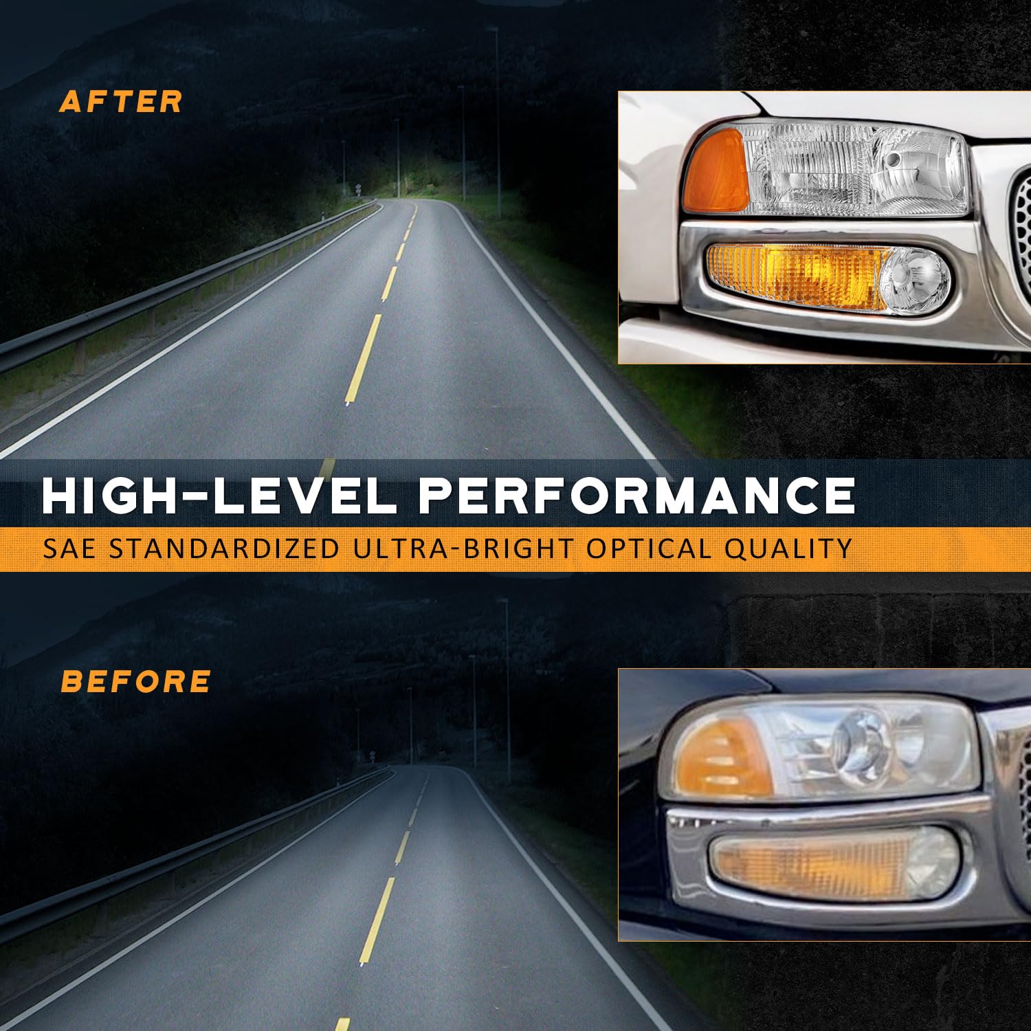WEELMOTO installed on vehicle showing improved frontal illumination and aesthetic benefit