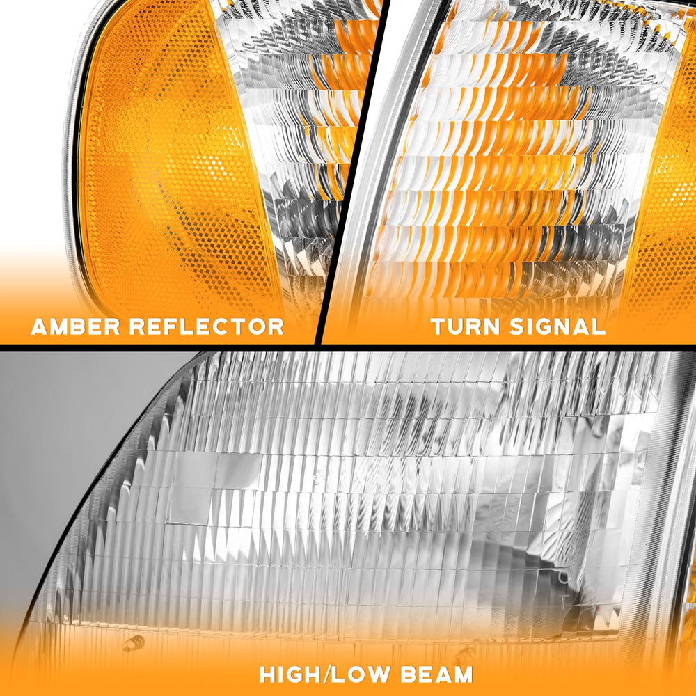 WEELMOTO night beam pattern on road illustrating clear high and low beams