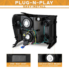 WEELMOTO wiring harness and rear housing view for plug-and-play ease