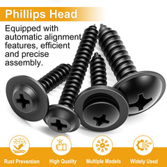 weideer screws installed in a fender liner showing secure fastened fit