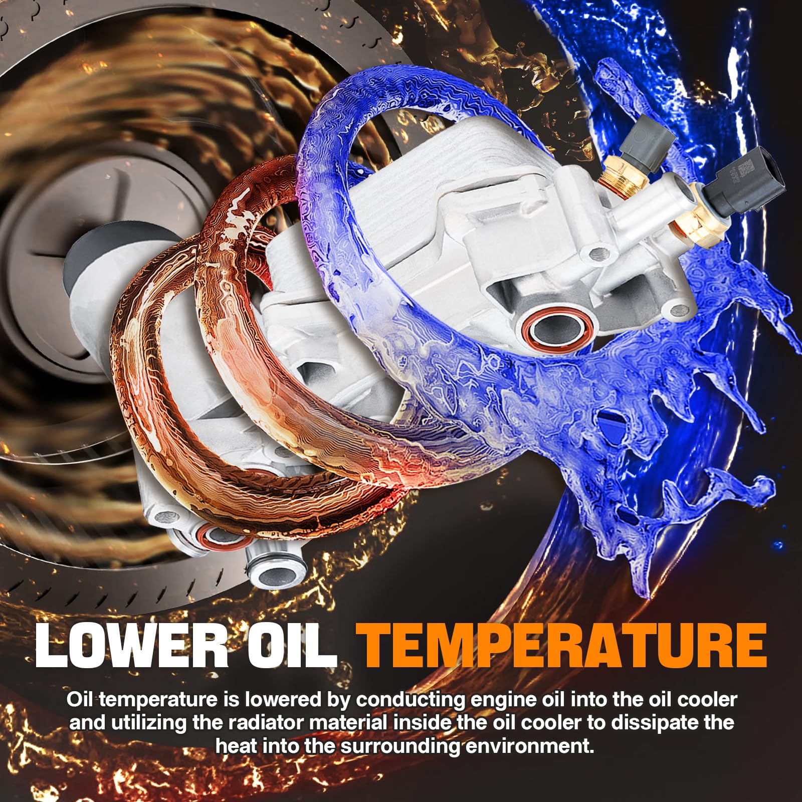 WEILEITE aluminum body detail highlighting durable construction and heat resistance