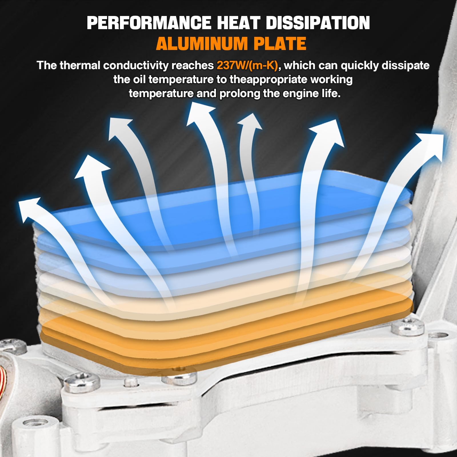 WEILEITE packaged contents showing preinstalled filter and spare gaskets for convenience