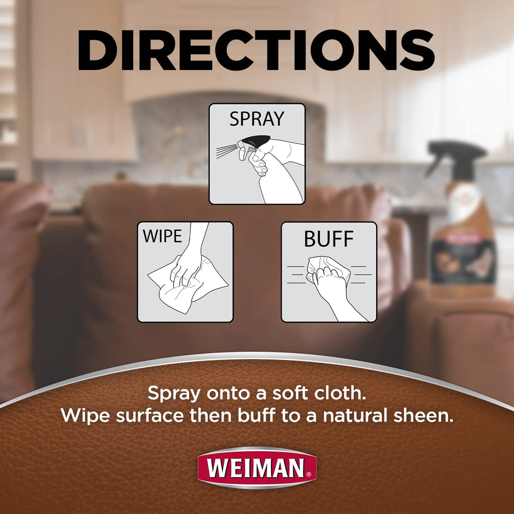 Weiman side label ingredients and directions offering clear usage guidance benefit