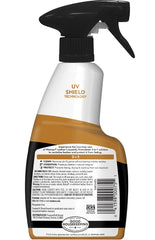 Weiman spray bottle label close-up showing cleaning directions