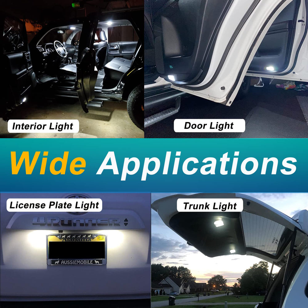 WEIMELTOY backup and license plate LEDs on 4Runner showing clearer illumination