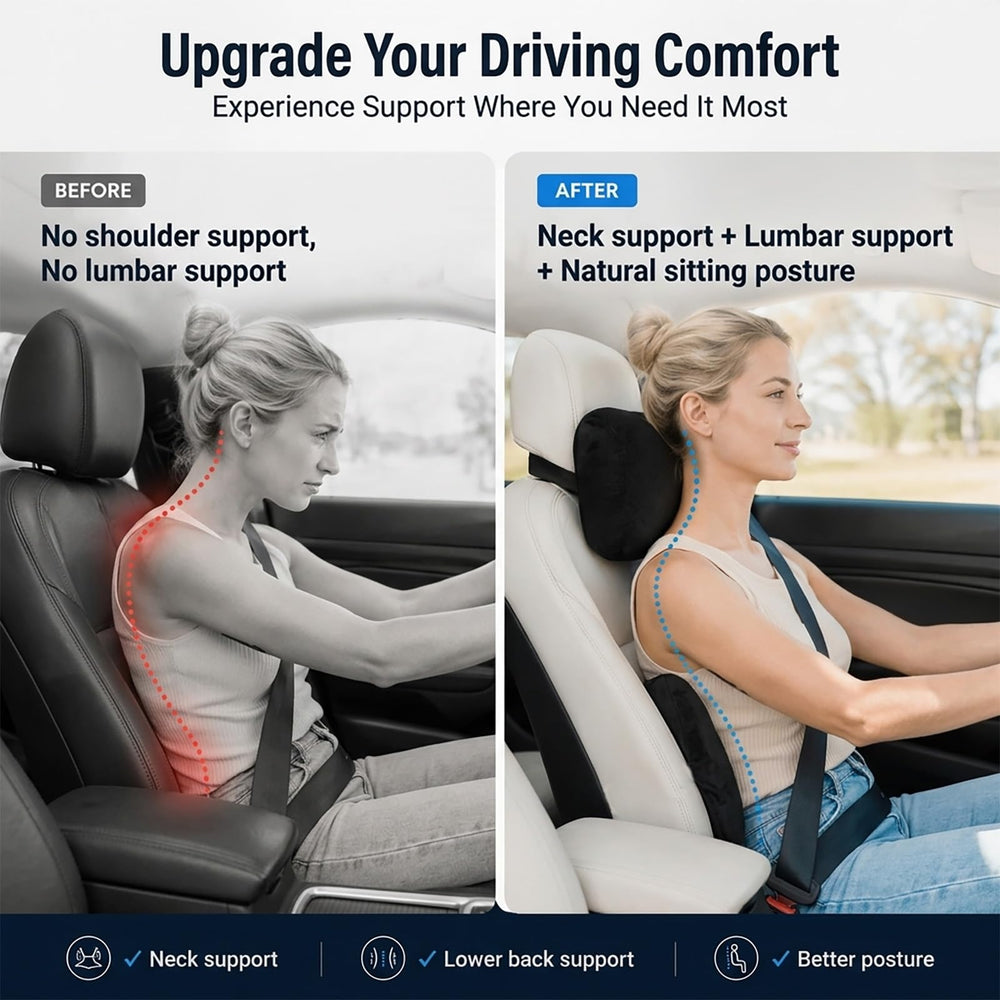 WELBRIT lumbar cushion detail showing ergonomic shape for lower back support