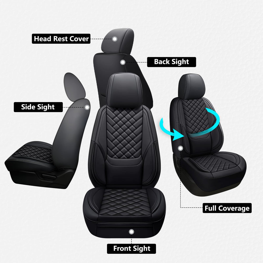 WENNFOUR driver seat close-up highlighting leather texture and reinforced seams for durability
