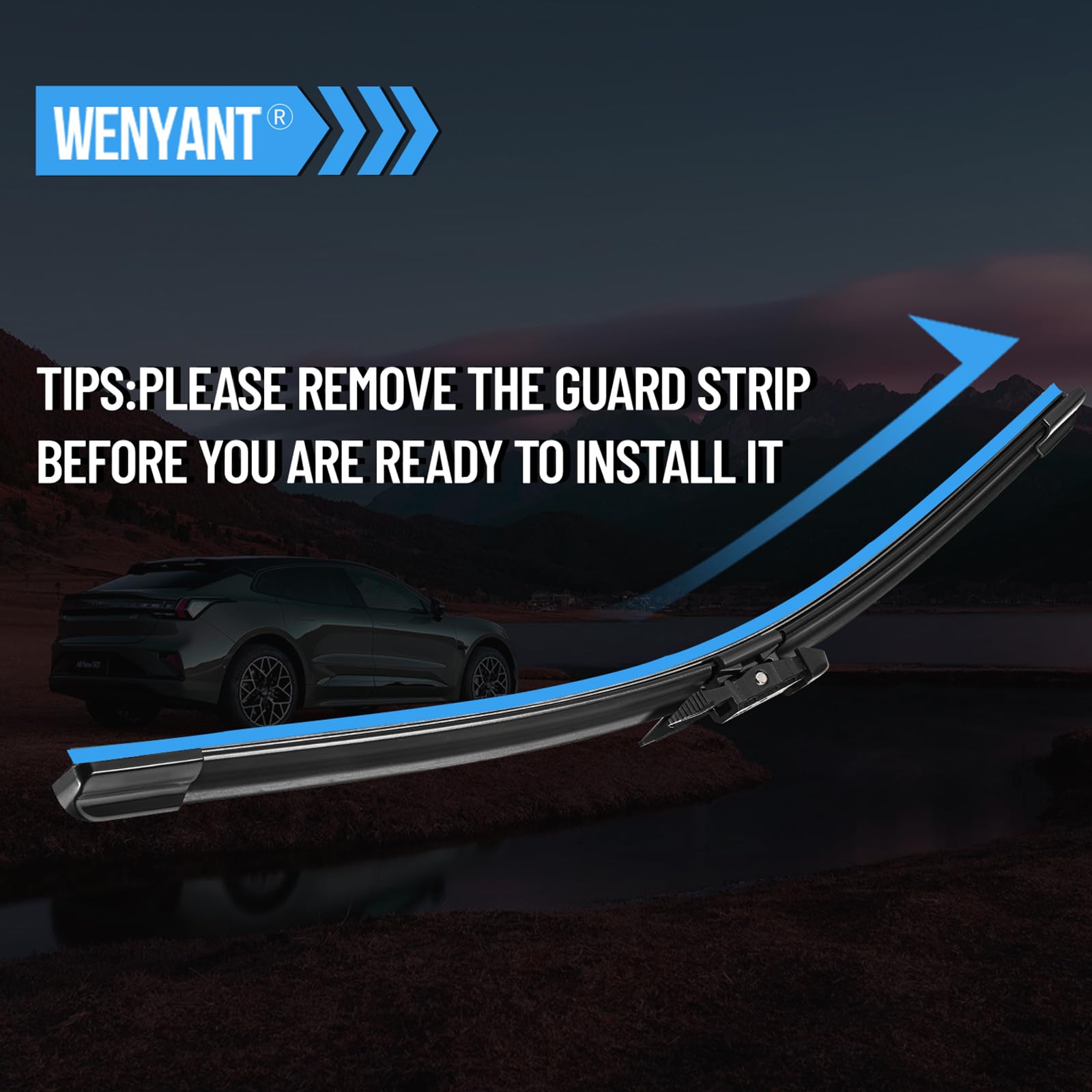 wenyant label fitment list highlighting compatible BMW and Audi models