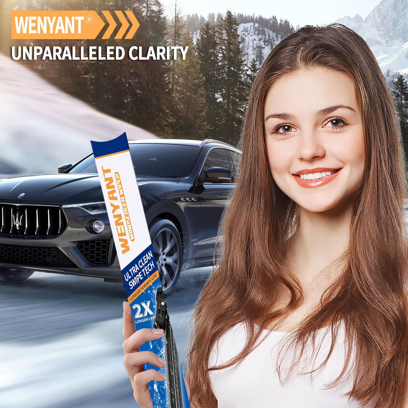 wenyant water beading demo on windshield showing improved water clearing and safety