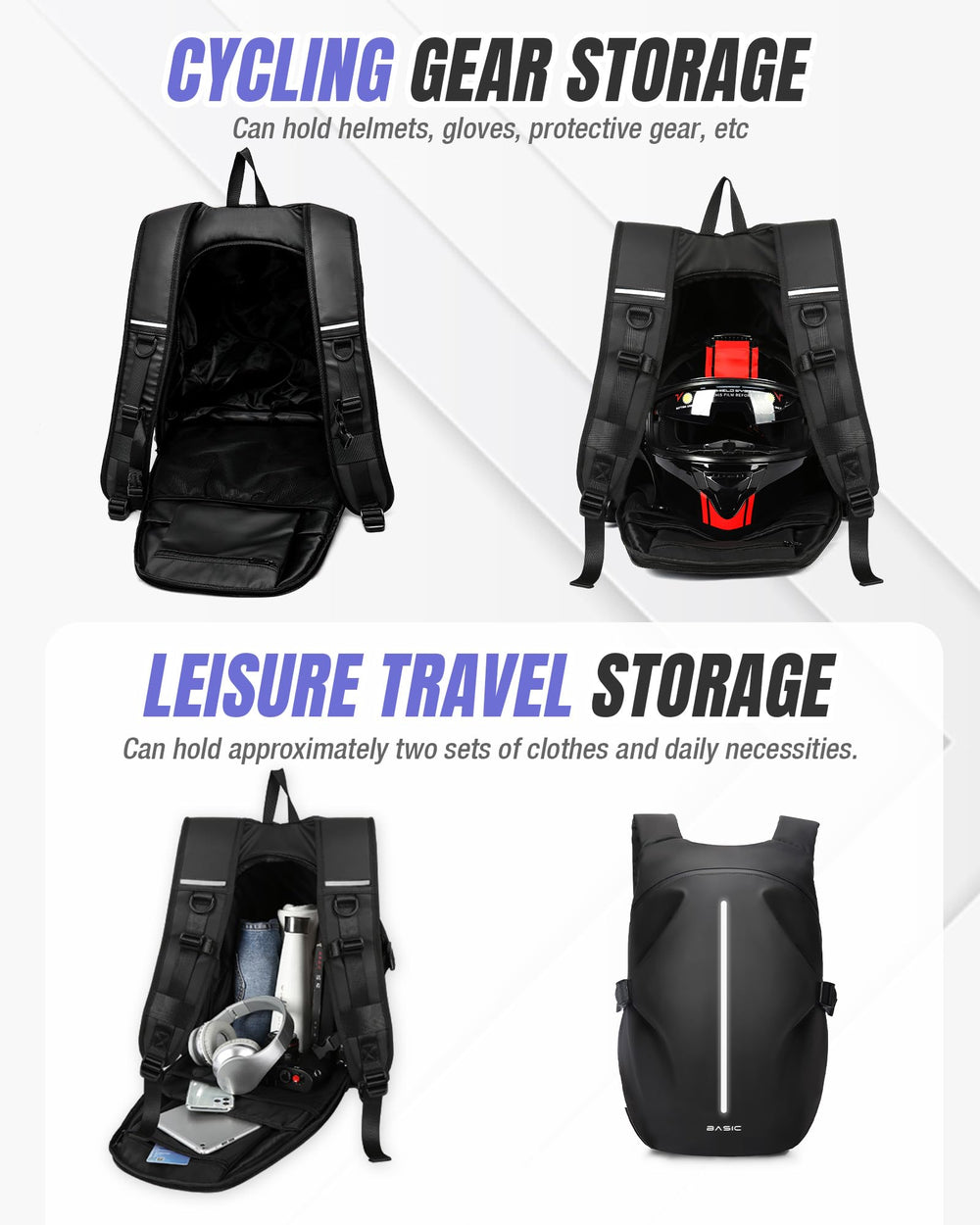 WEPLAN padded straps and back panel improving carrying comfort