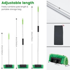 WESBRITE assembled 60-inch long-handle brush reaching vehicle roof with ease