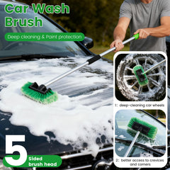 WESBRITE close-up of soft PVC bristles highlighting gentle, durable cleaning