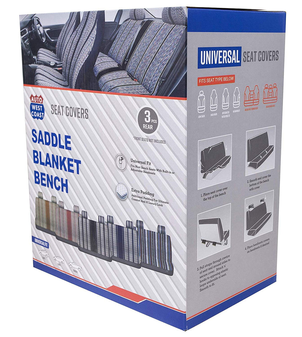 West Coast Auto separate backrest and bottom sections displaying tailored fit and easy removal